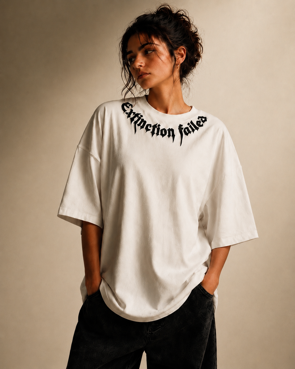 EXTINCTION FAILED WHITE TSHIRT