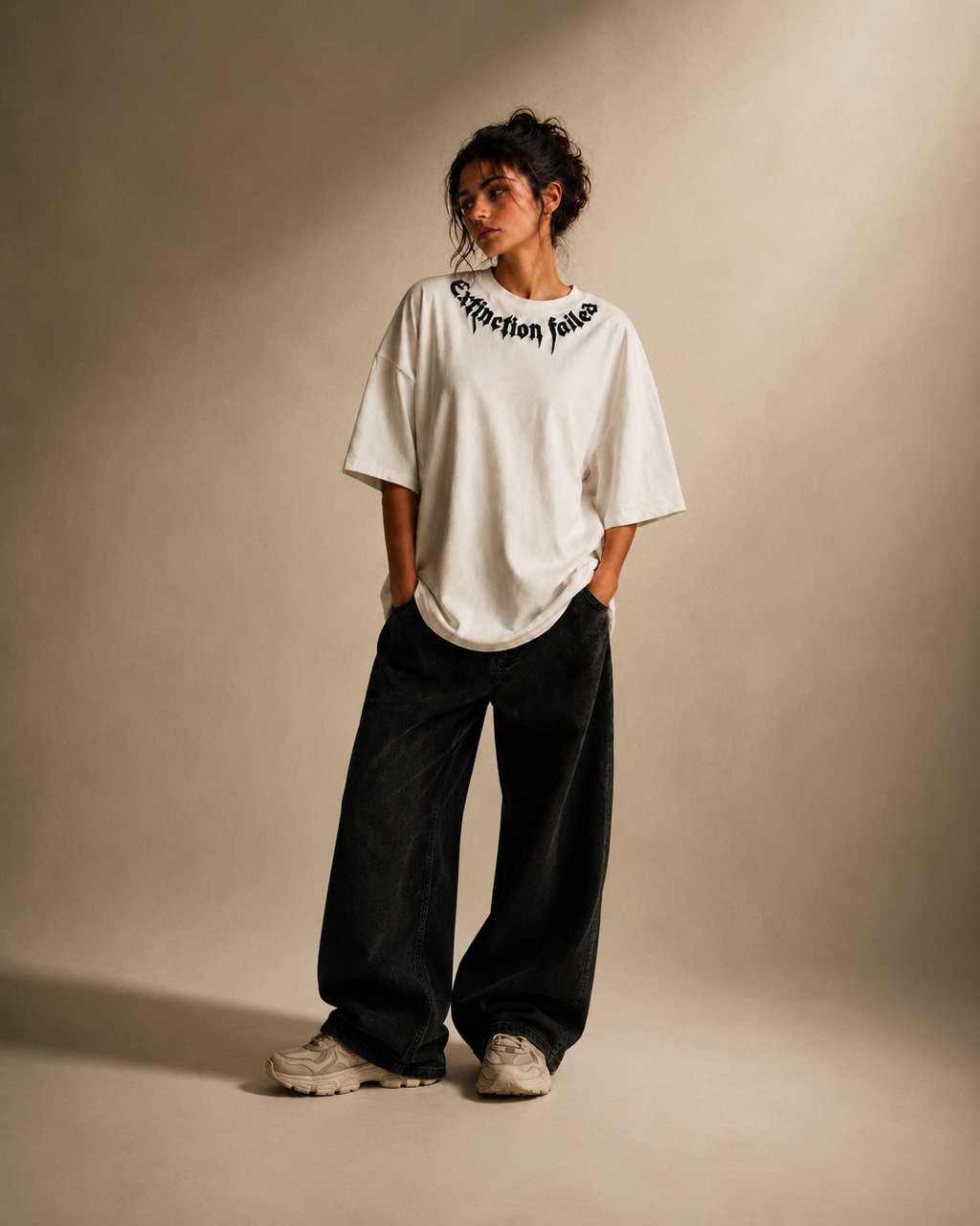 EXTINCTION FAILED WHITE TSHIRT